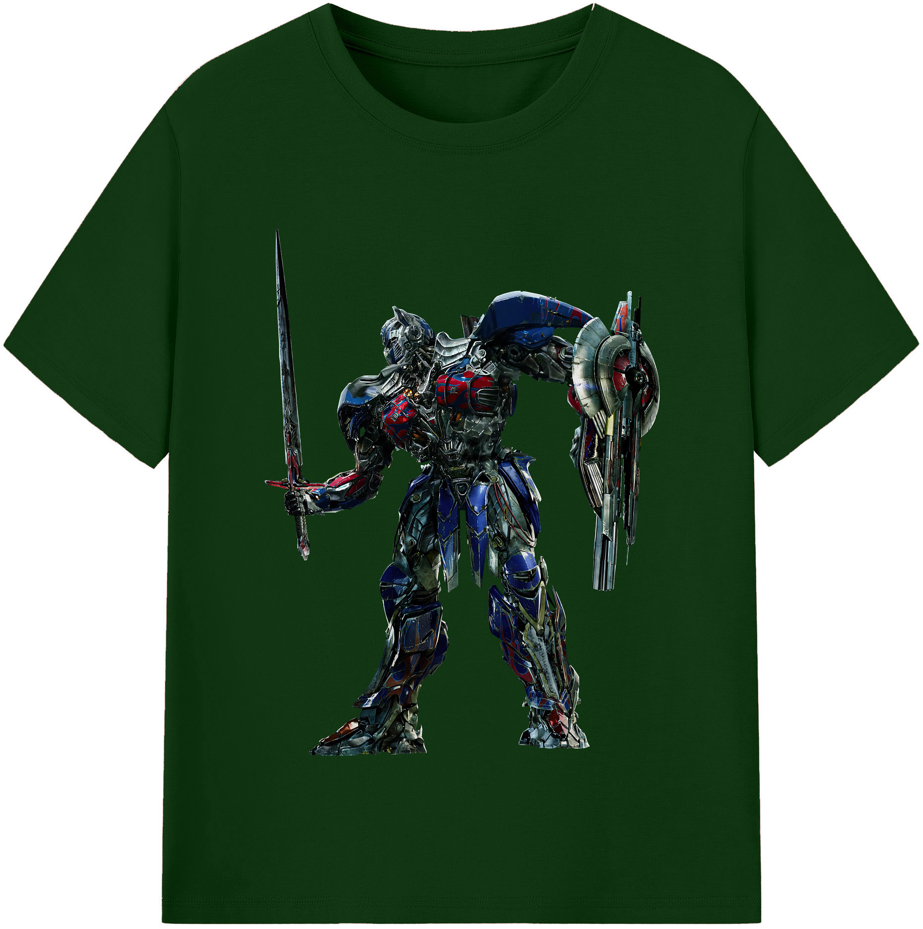 （画像用） Transformers トランスフォーマー 綿100％半袖Tシャツ（フロントプリント）
